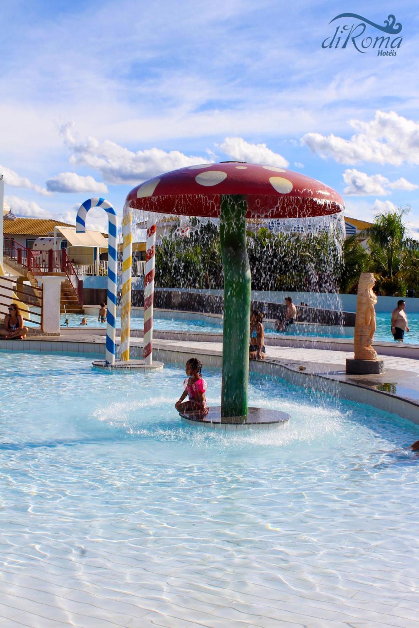 Di Roma Lacqua Caldas Novas Park 24H, Com Roupas De Cama E Banho Экстерьер фото